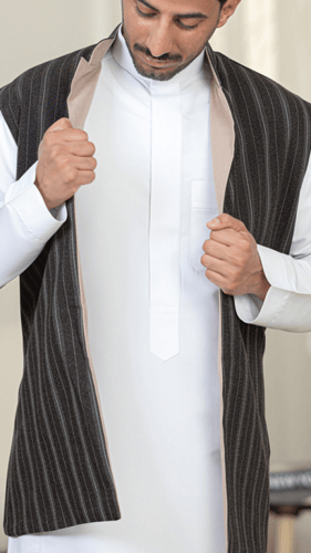 سديريه جوخ دبل فيس مع جيوب اماميه