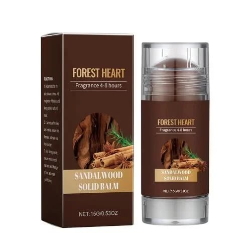 عطر صلب رجالي بخشب الصندل برائحة طبيعية وثبات طويل