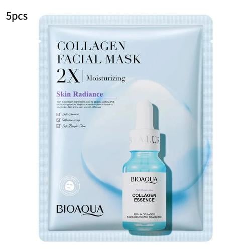 BIOAQUA Centella قناع وجه بالكولاجين وحمض الهيالورونيك 20 قطعة