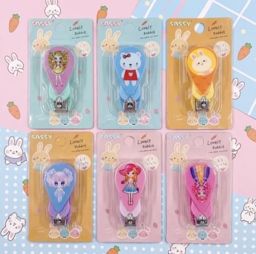 Cute-colored and shaped nail clippers