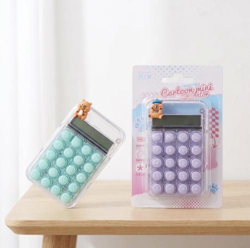 Calculator in different shapes and colors