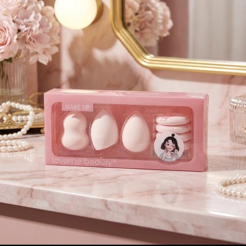 Makeup sponge distribution set