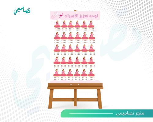 تصميم لوحة التعزيز الاميرات