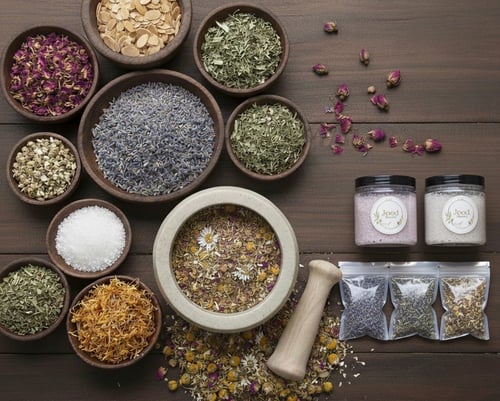 Herbs for lightening the face and body
