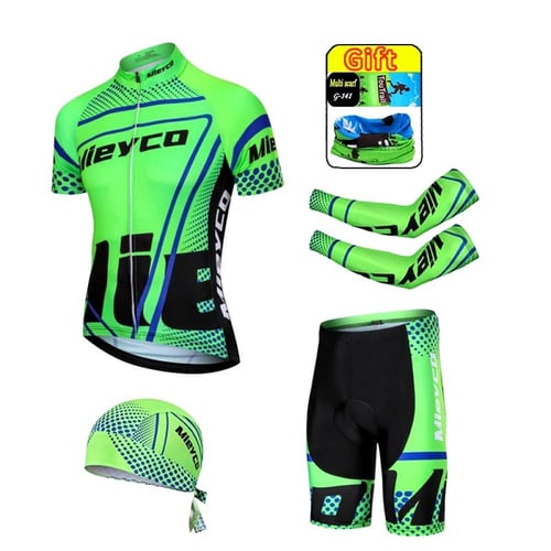 طقم ركوب دراجات رجالي صيفي – جيرسي خفيف وقابل للتن...