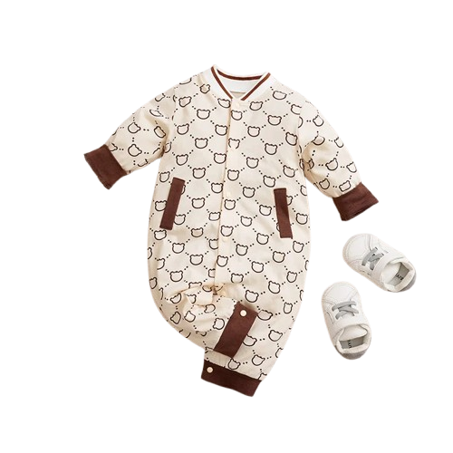 بذلة مواليد طويلة الأكمام