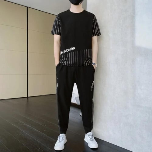 طقم "آير فلو" الرجالي – راحة صيفية بنعومة الحرير ا...