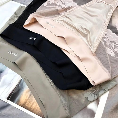 3 قطع سراويل داخلية دانتيل عالية الخصر