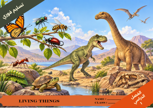 Living Things كلمات صفحة 10 - انجليزي - سادس ابتدا...