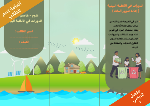 الدورات في الانظمة البيئية - علوم - خامس الفصل الد...