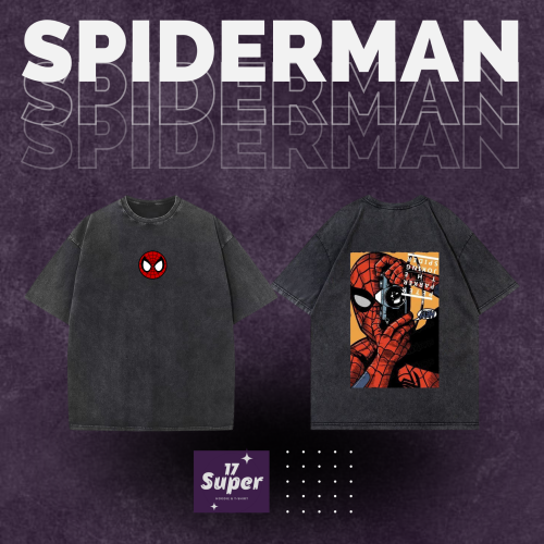 Spider-Man washed T-shirt 9