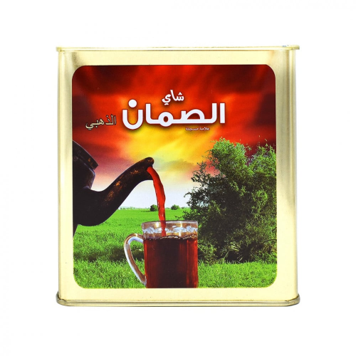 شاي الصمان اسود سيلاني أوراق كاملة مربع 360 جم