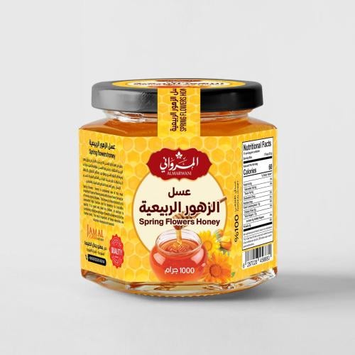 عسل الزهور الربيعية المرواني 1كجم