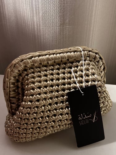 Mini gold clutch