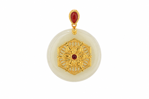 Imperial Jade Bloom Pendant