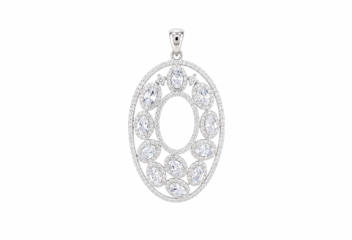 Celestial Oval Pendant
