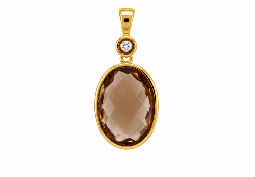 Smoky Elegance Pendant