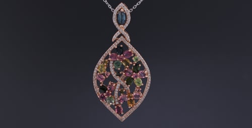 Floral Mosaic pendant