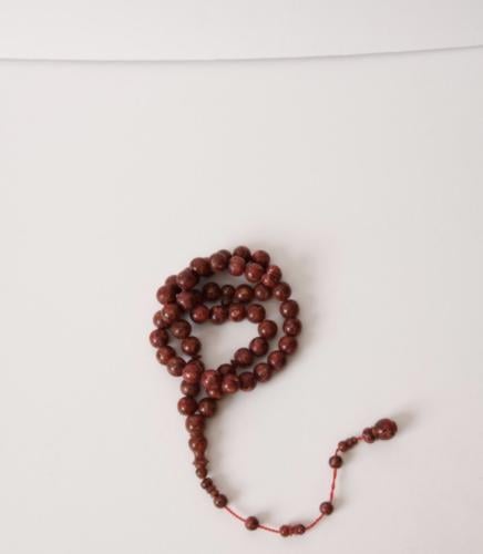A fragrant prayer bead with the scent of Taif rose...