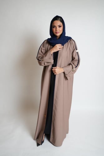 عباية كريب صالونه درجة أولى راقي بني فاتح