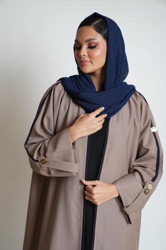 عباية كريب صالونه درجة أولى راقي بني فاتح