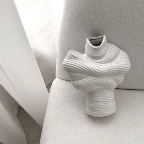 Shiny wavy vase