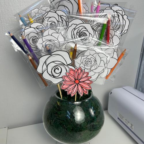 24 roses in the bouquet