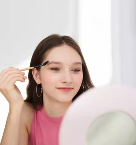 مرآه هيبنوتيك متعددة الاضاءة مزودة ببطارية تدعم ال...