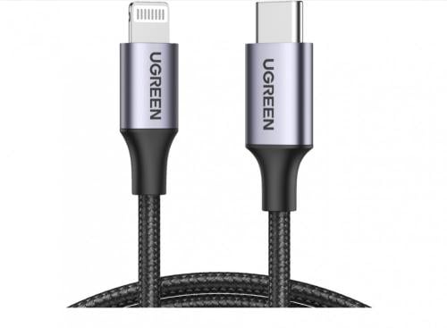 يوجرين كيبل شحن نايلون مظفر USB-C إلى آيفون بطول 1...
