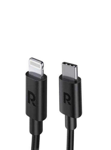 راف باور كيبل PD للايفون نايلون بطول 2 متر- لون اس...