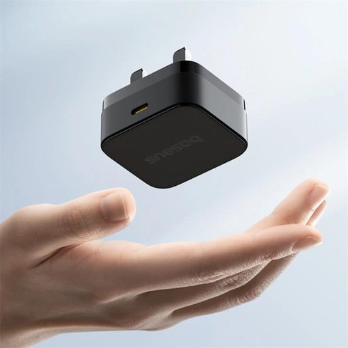 بيسوس شاحن جداري بمنفذ تايب سي بقوة 20 واط مع كيبل...