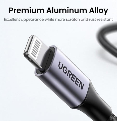 يوجرين كيبل شحن نايلون مظفر USB-C إلى آيفون بطول 2...