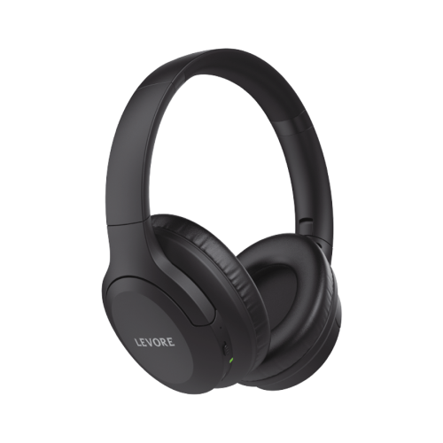 ليفوري سماعة رأس لاسكلية مع خاصية الغاء الضوضاء -...