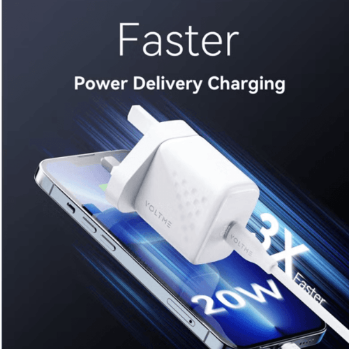 فولتمي شاحن جداري ريفو لايت بمنفذ USB-C وبقوة 20 و...