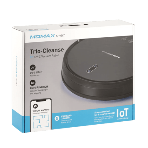 موماكس مكنسة ذكية تريو IoT - خاصية UV-C تكنس وتمسح...