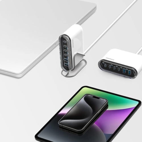 موماكس شاحن مكتبي Charge Flow بـ 4 منافذ USB-C بتق...