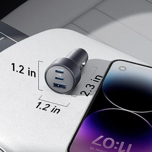 انكر شاحن سيارة 535 (67 واط) مع كابل تايب سي 1م -...