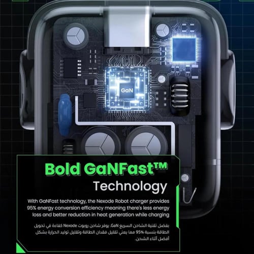 يوجرين شاحن 65 واط 3 منافذ USB C Unoنيكسودي Uno Ga...