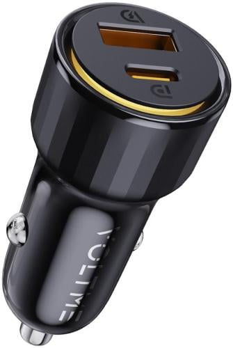 فولتمي شاحن سيارة كازو بمنفذ USB-C ومنفذ USB وبقوة...