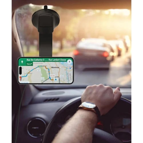 موماكس شاحن واستاند بشحن لاسلكي للجوال تثبيت بالشف...