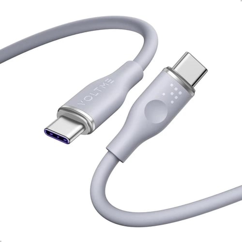 فولتمي كيبل شاحن ربل من USB-C إلى USB-C بطول 1 م و...