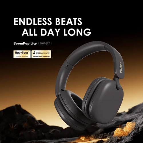 أورايمو سماعة رأس لاسلكية بوم بوب لايت بخاصية إلغا...