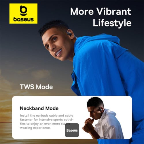 بيسوس - Eli سماعة أذن لاسلكية مفتوحة الأذن مقاومة...