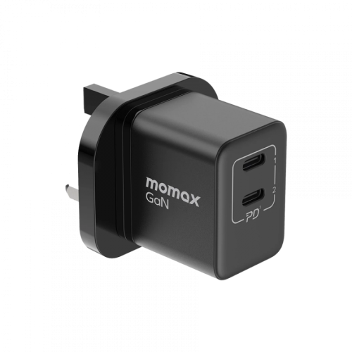 موماكس شاحن جداري ميني بتقنية الجان سريع الشحن بمف...