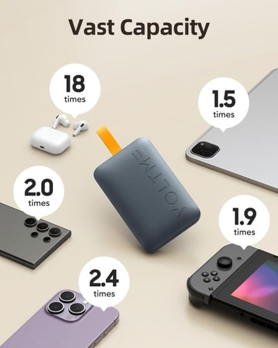 فولتمي بطارية هايبركور ١٠ آلافملي امبير مع كيبل مد...