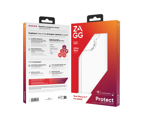 غطاء حماية شفاف حماية قصوى من زاج للايفون 15 برو م...