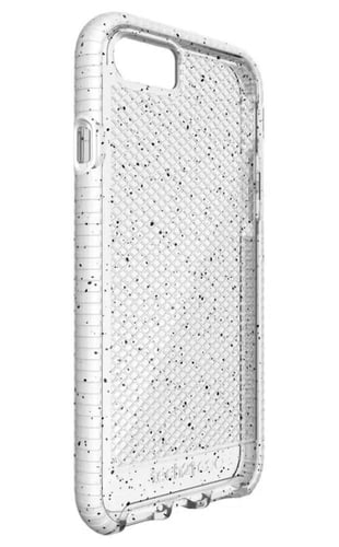 كوفر حمايه Tech21 EVO CHECK ابيض ملقم باسود مقاوم...