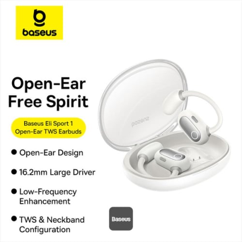بيسوس - Eli سماعة أذن لاسلكية مفتوحة الأذن مقاومة...