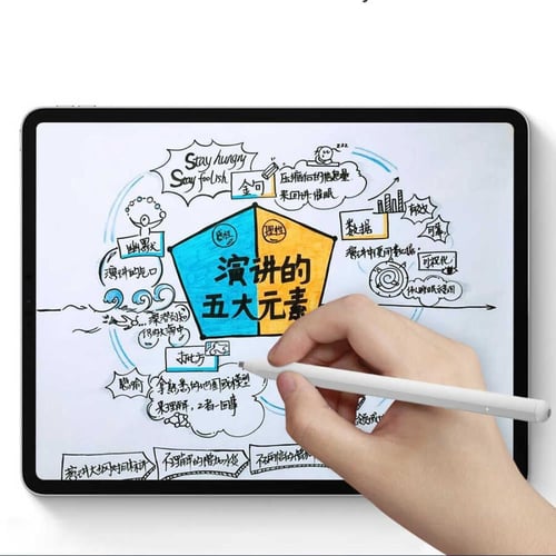 ويوو قلم ايباد يدعم رحة اليد ابيض