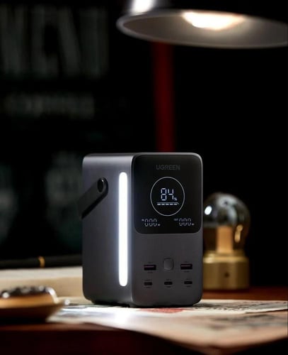 يوجرين بطارية متنقلة بـ 3 منافذ USB-C ومنفذين USB...